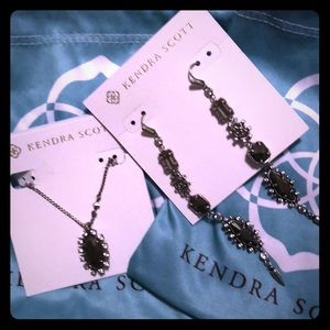 Kendra Scott earrings and matching necklace